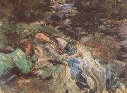 John Singer Sargent The Brook (mk32) oil painting on canvas